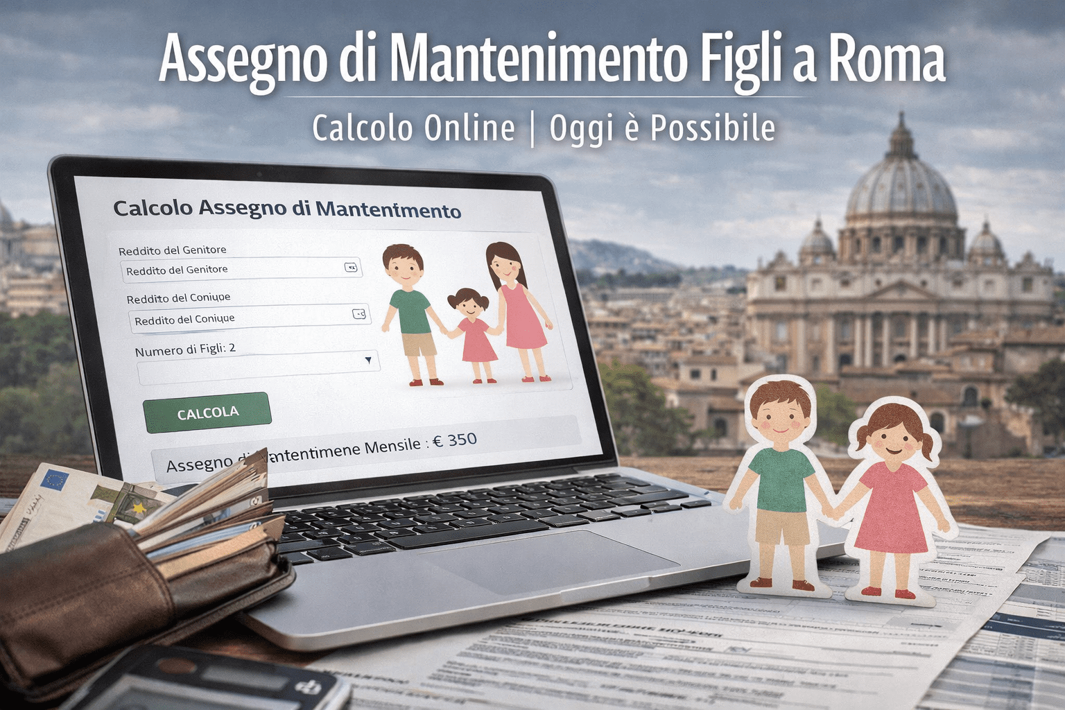 Come Calcolare l'Assegno Di Mantenimento Online