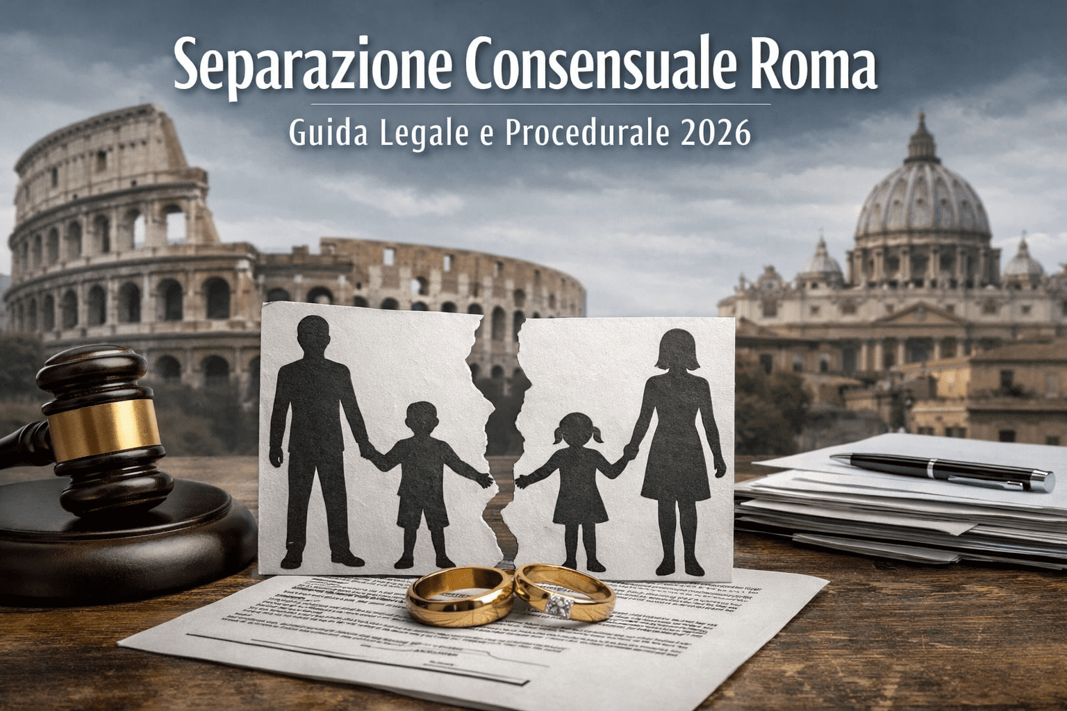 Come Funziona La Separazione Consensuale a Roma