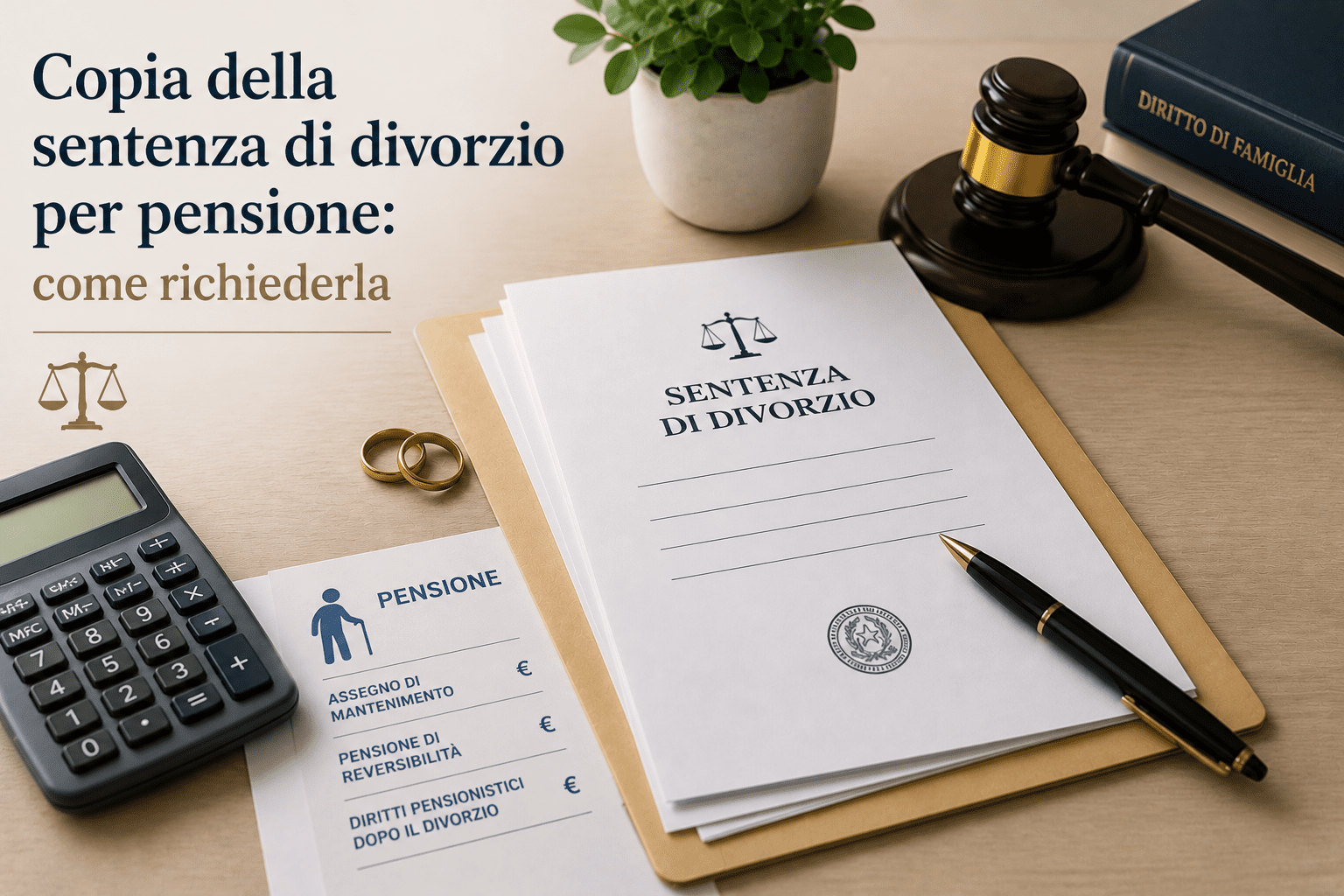 Richiedere Sentenza Divorzio Uso Pensione